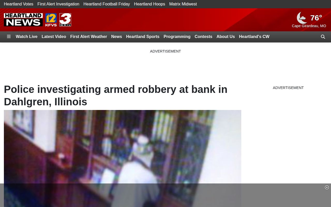 Hamilton County Dahlgren incident report from KFVS, a regional arrest-record source